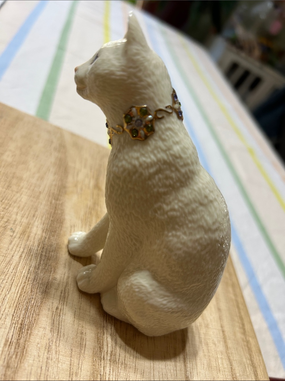 Vintage Lenox Classic Cat Collection “First Kiss” Cat Figurine Retired 1980’s - Picture 12 of 12